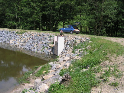 Začalo napouštění rybníka 16 června